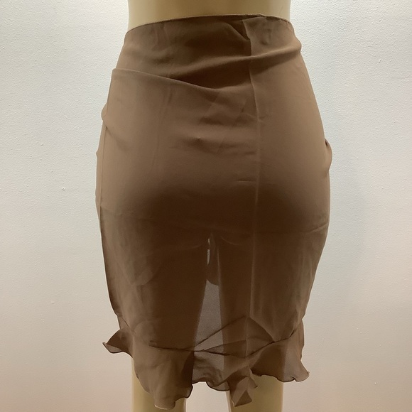 Zuliana Blue, Tan and Burgundy Tie - Three Sarong Bundle. Made In USA. - Picture 7 of 10